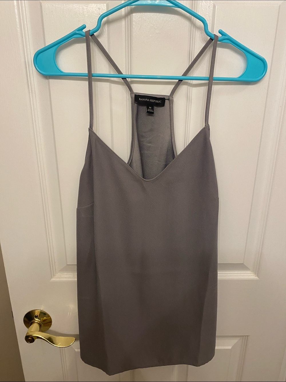 Banana Republic Gray Racerback tank